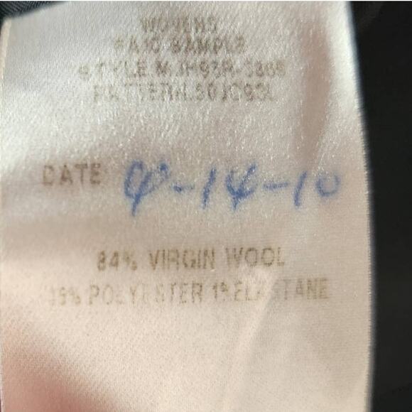 Lafayetta 148 Virgin Wool Single Breasted Metallic Blazer - Picture 6 of 7